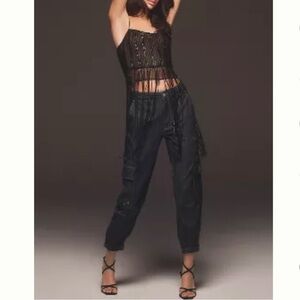 Anthropologie PILCRO seamed sport cargo jeans Size 23